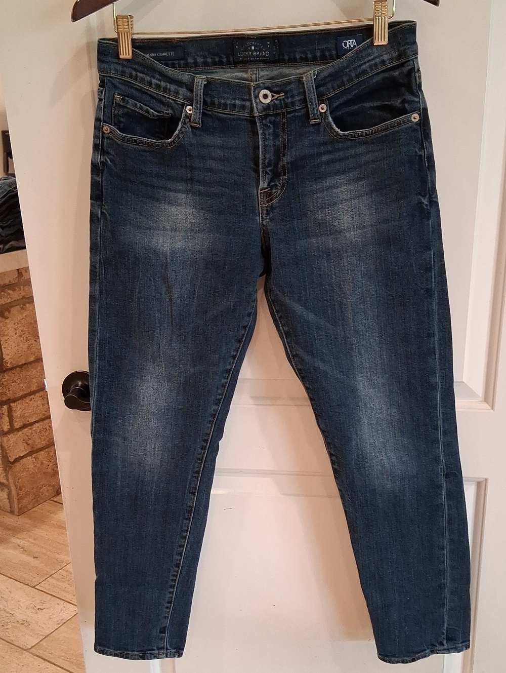 Lucky Brand Sienna Cigarette Jean Size 6/28 Medium Wash